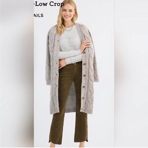 High Low Crop pants